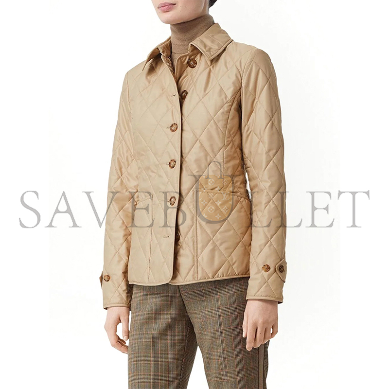 BURBERRY DIAMOND PATTERNED QUILTED JACKET